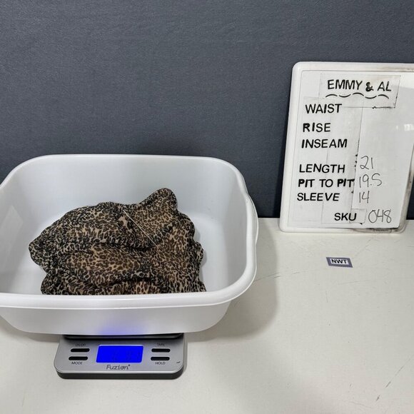 Anthropologie Womens Off-the-Shoulder Shirred Mesh Top Size XL Leopard Print NEW - Picture 8 of 12